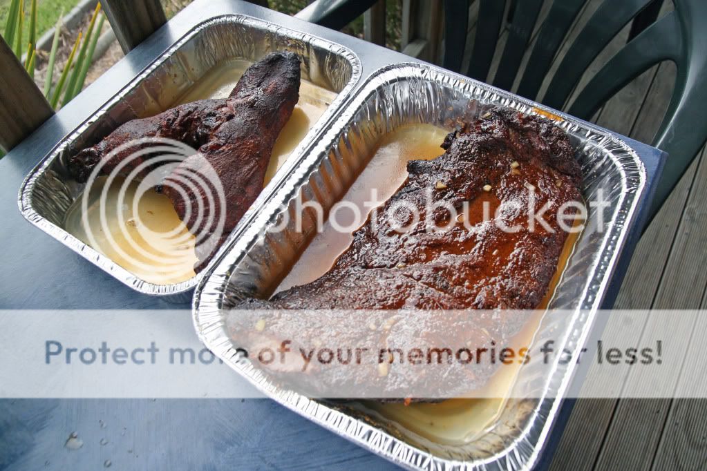 Easter Brisket and Wallaby Smoke up